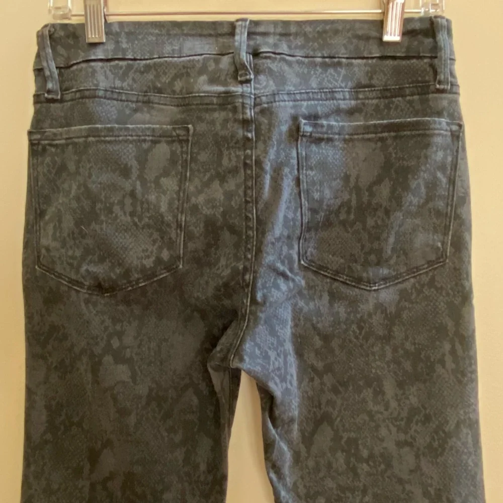 Frame Le Crop Mini Boot Python Jeans - Picture 10 of 17
